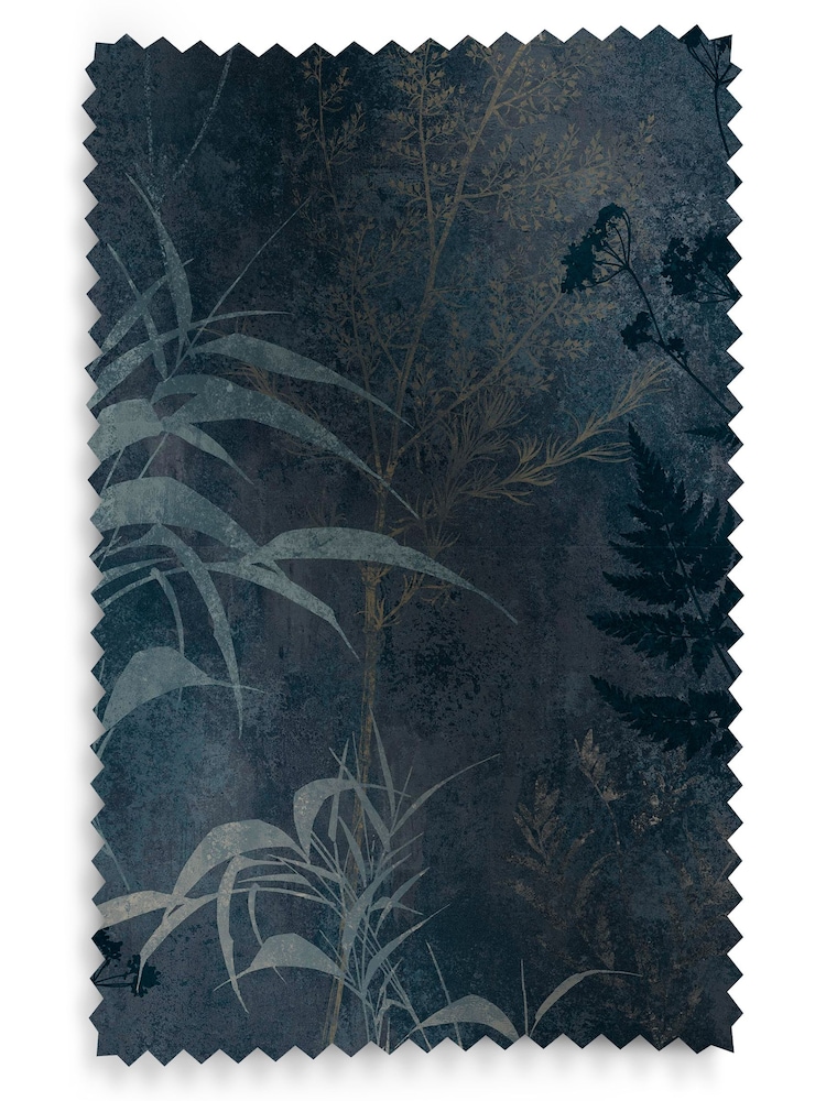Graham & Brown Midnight Purple Restore Made to Measure 100% Cotton Curtains - Image 8 of 8