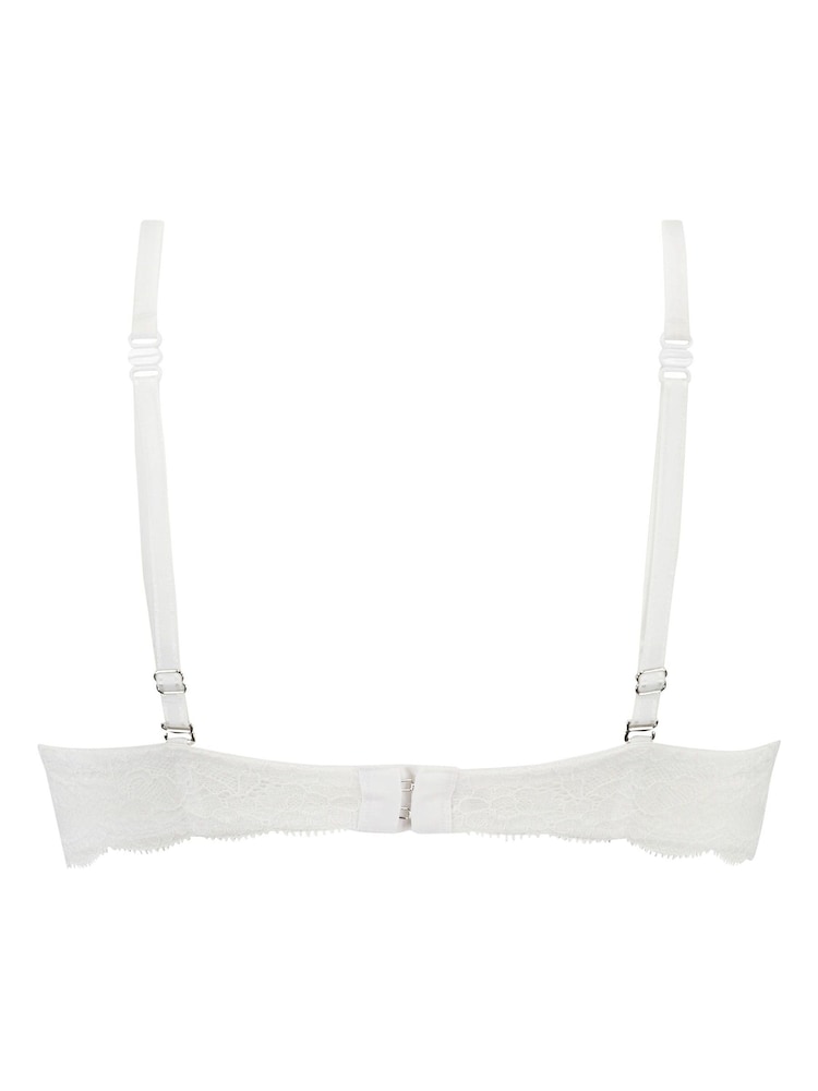 Hunkemöller Angie Padded Underwired White Push Up Bra - Image 5 of 5