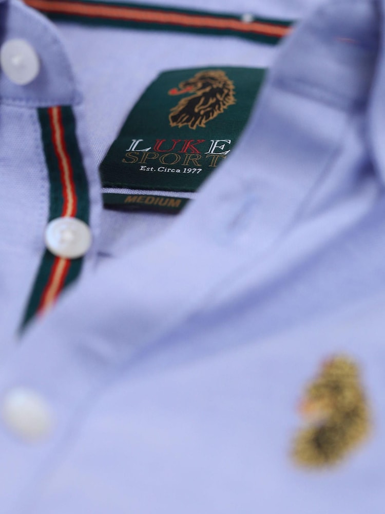 Luke 1977 Blue Jimmy Stretch Shirt - Image 4 of 4