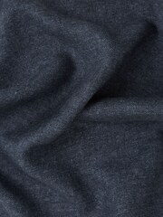 Reiss Indigo Halley Wool-Silk Blend Pocket Square - Image 5 of 5