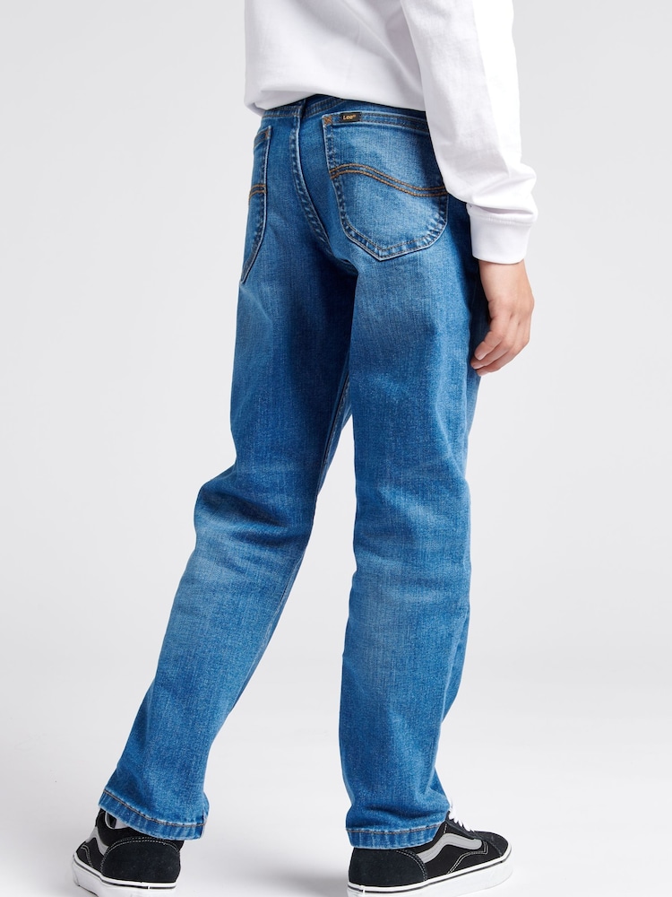 Lee Blue Boys Straight Fit Daren Jeans - Image 3 of 7