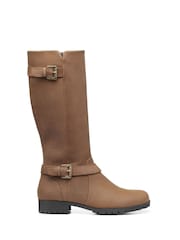 Hotter Belgravia Brown Zip-Fastening Boots - Image 1 of 1