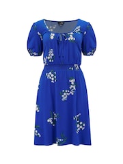 Pour Moi Blue Evangeline Gathe Dress - Image 4 of 5