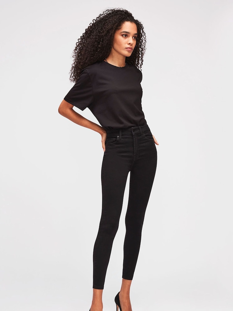 7 For All Mankind Aubrey High Rise Skinny Jeans - Image 3 of 6