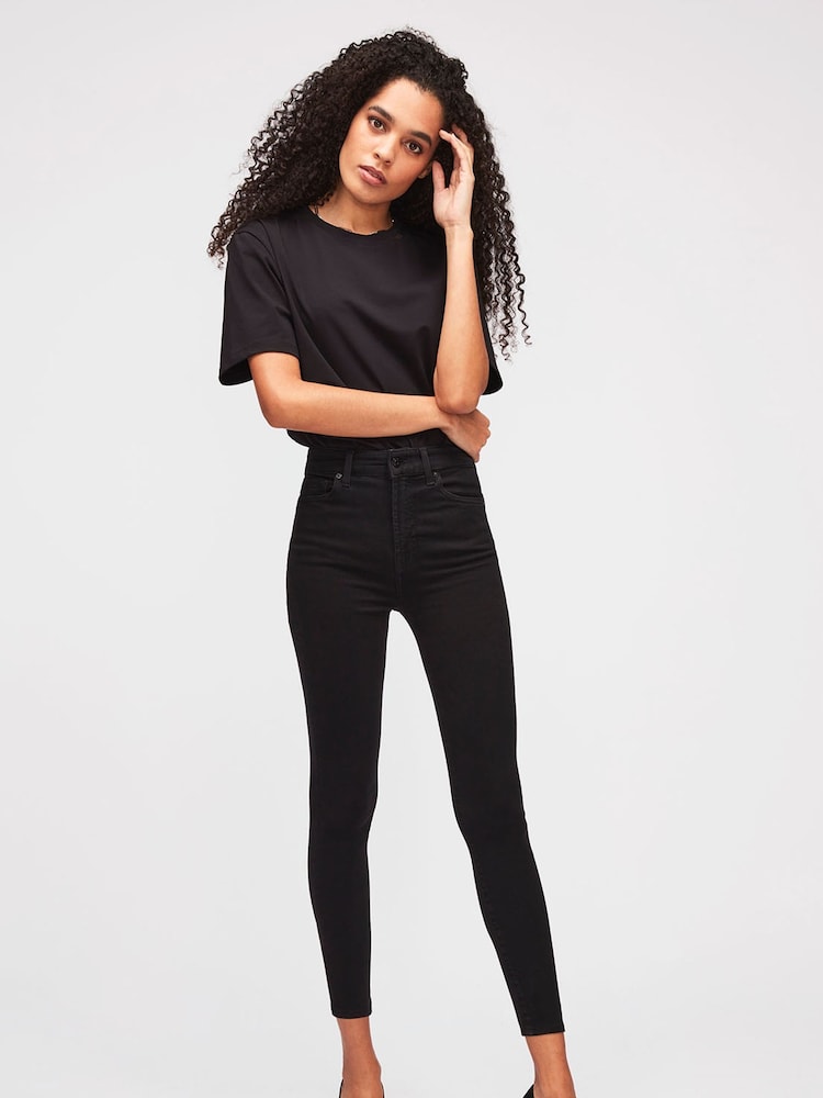 7 For All Mankind Aubrey High Rise Skinny Jeans - Image 4 of 6