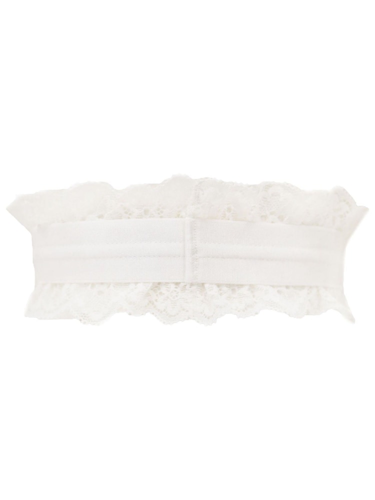 Pour Moi White Divine Garter Shorts - Image 5 of 5
