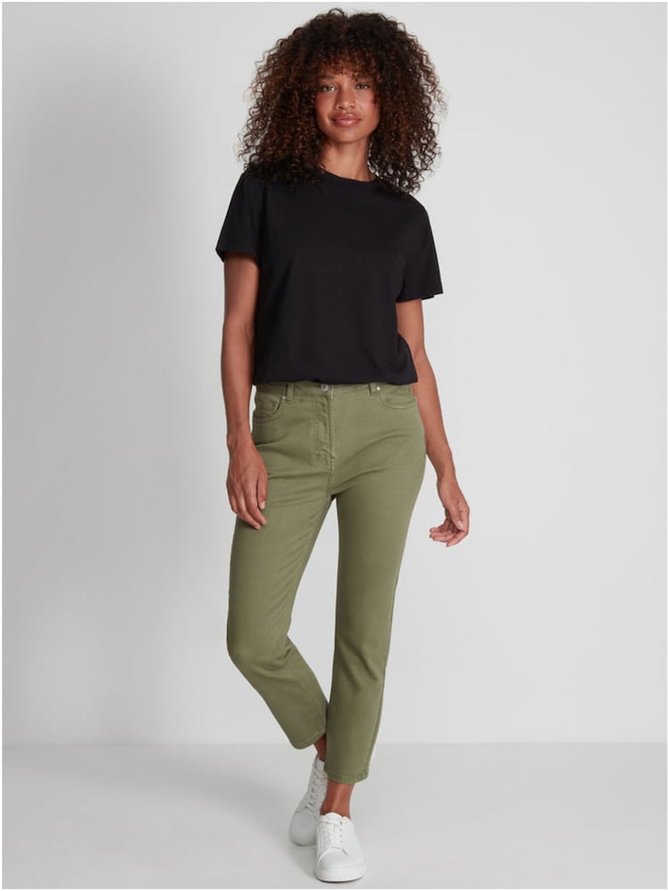 M&Co Green Supersoft Crop Jeans - Image 2 of 4