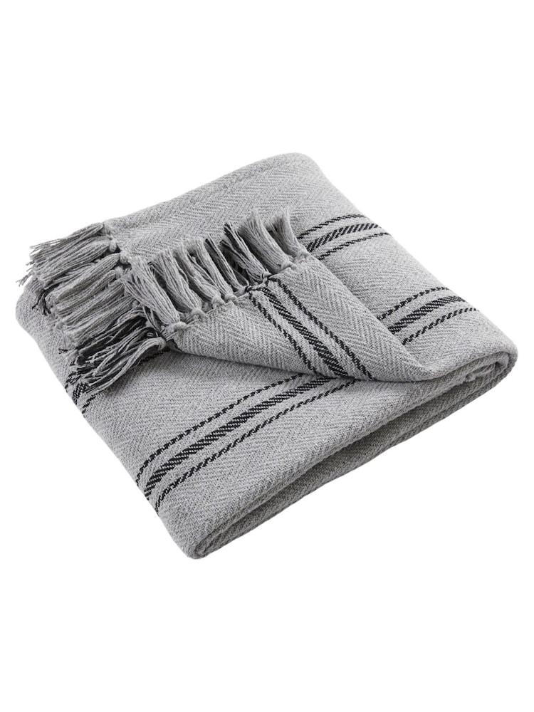 Drift Home Grey Brinley 100% Cotton Bedspread - Image 3 of 3