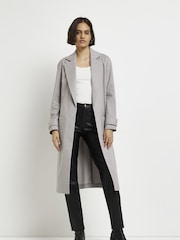 River Island Grey Duster Jacket - Image 3 of 5