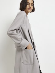 River Island Grey Duster Jacket - Image 4 of 5