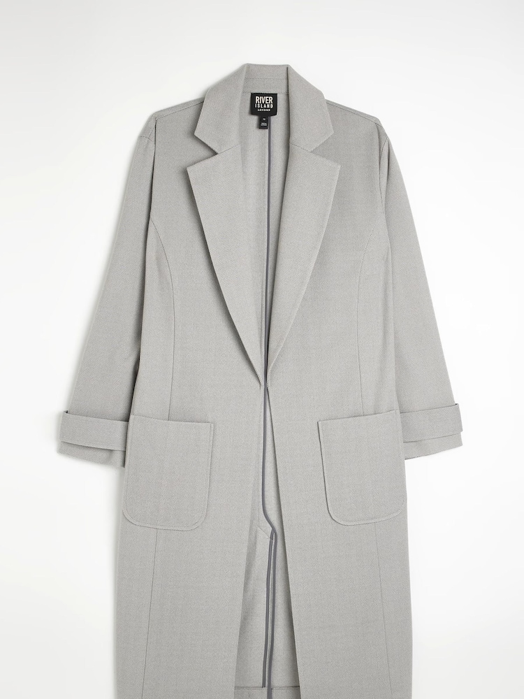 River Island Grey Duster Jacket - Image 5 of 5