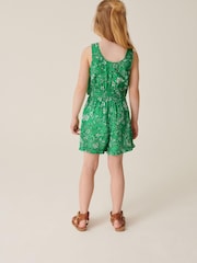Green Floral Playsuit (3-16yrs) - Image 2 of 6