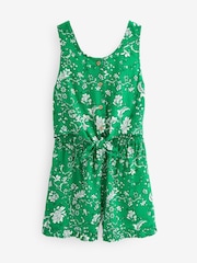 Green Floral Playsuit (3-16yrs) - Image 5 of 6