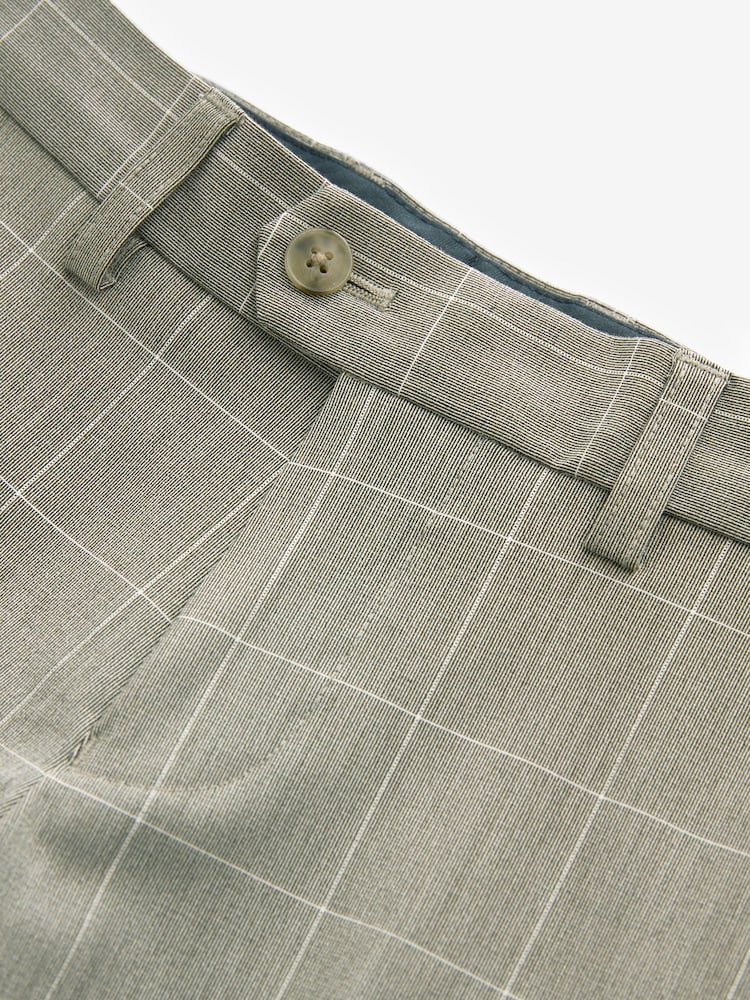 Neutral Check Suit Trousers (12mths-16yrs) - Image 3 of 3
