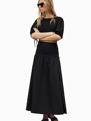 AllSaints Black Asta Top - Image 6 of 8