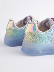Purple Glitter Light-Up Trainers - Image 6 of 6