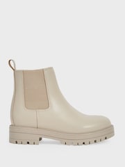 Reiss Nude Thea Leather Chelsea Boots - Image 2 of 7