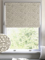 Natural Taupe Etna Made To Measure Roman 100% Cotton Blinds - Image 1 of 6