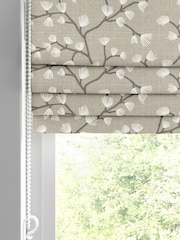 Natural Taupe Etna Made To Measure Roman 100% Cotton Blinds - Image 2 of 6