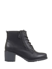Pavers Ladies Black Ankle Boots - Image 1 of 5