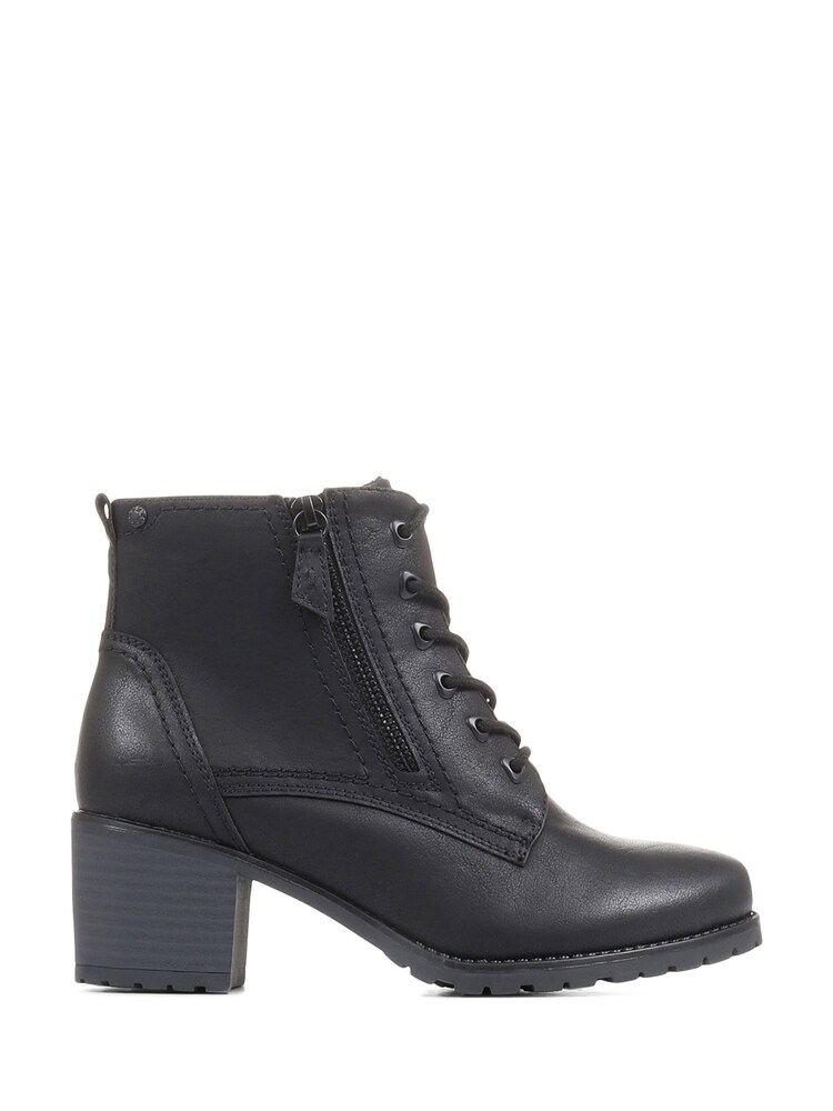 Pavers Ladies Black Ankle Boots - Image 1 of 5
