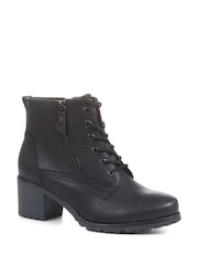 Pavers Ladies Black Ankle Boots - Image 2 of 5