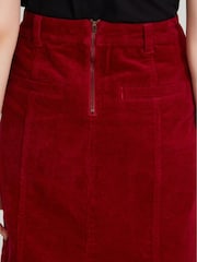 M&Co Red Cord A-line Skirt - Image 4 of 5