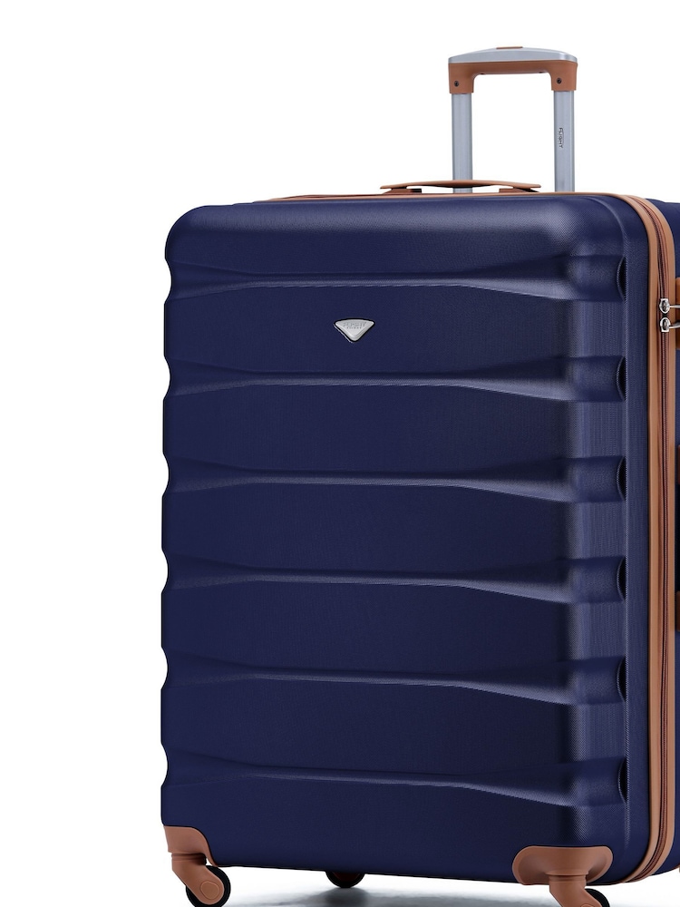 Flight Knight Easy Jet Hard Shell Cabin Carry On Case Suitcase 55x35x20cm Set Of 2 - Image 2 of 8