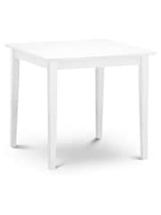 Julian Bowen White Rufford Extending Butterfly Leaf Dining Table - Image 4 of 4