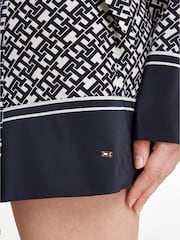 Tommy Hilfiger Monogram Black knitted Shirt Dress - Image 3 of 3