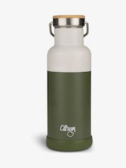 Citron Insulated Water Bottle with Extra Lid 500ml Olive Green - Image 2 of 6