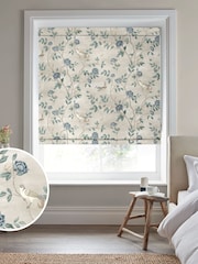 Laura Ashley Blue Eglantine Made To Measure Roman Blinds - Image 1 of 6