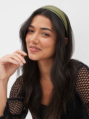 Green Satin Hairband - Image 2 of 3