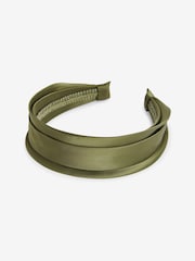 Green Satin Hairband - Image 3 of 3