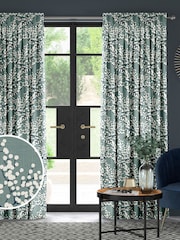 Blue Grove Made To Measure 100% Cotton Curtains - Image 1 of 9