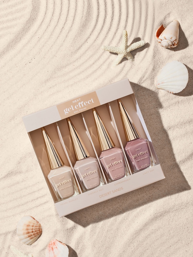 Set of 4 Gel Effect Nail Polish Gift Set - Image 2 of 4