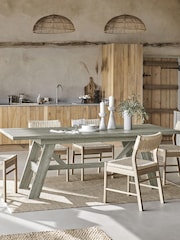 Dark Grey Extending 6 to 8 Seater Heath Trestle Dining Table - Image 1 of 9
