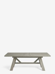 Dark Grey Extending 6 to 8 Seater Heath Trestle Dining Table - Image 7 of 9