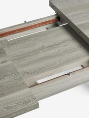 Dark Grey Extending 6 to 8 Seater Heath Trestle Dining Table - Image 8 of 9
