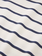 Celtic & Co. Cream Stripe Long Sleeve T-Shirt - Image 5 of 5