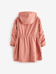 Tonfarben - Spritzwasserabweisende Regenjacke mit gerafften Ärmeln (3–16 J.) - Bild 7 von 9