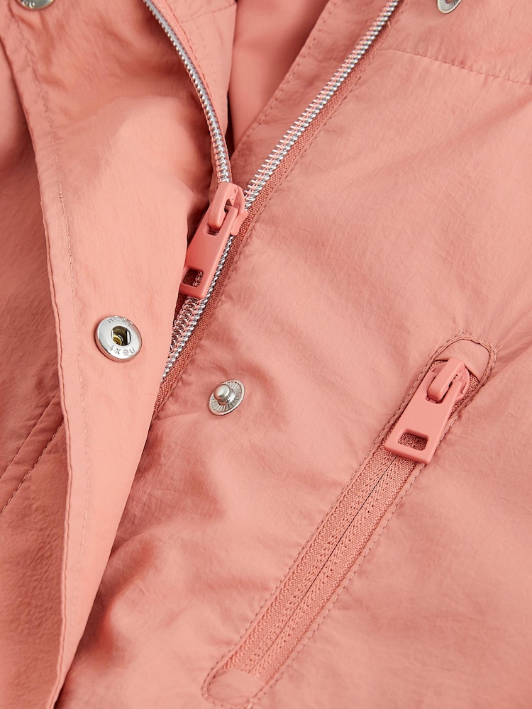 Tonfarben - Spritzwasserabweisende Regenjacke mit gerafften Ärmeln (3–16 J.) - Bild 9 von 9