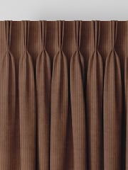 Cognac Brown Jangga Made To Measure Curtains - Image 5 of 9