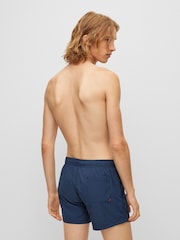 HUGO Blue Abas Swim Shorts - Image 2 of 4