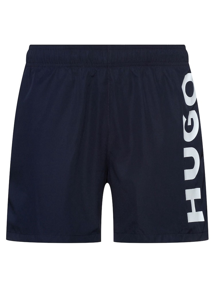 HUGO Blue Abas Swim Shorts - Image 4 of 4