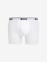 BOSS Black/Grey/White Power Briefs 3 Pack - Image 10 of 10