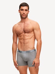 BOSS Black/Grey/White Power Briefs 3 Pack - Image 3 of 10