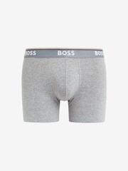 BOSS Black/Grey/White Power Briefs 3 Pack - Image 9 of 10