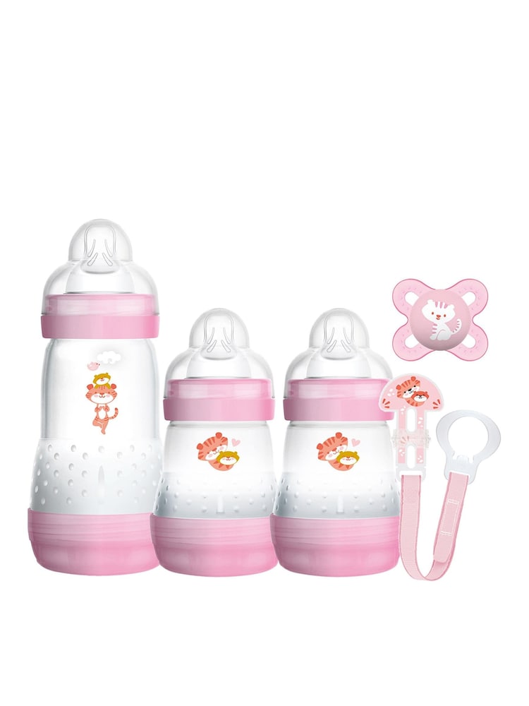 MAM Welcome to the World Bottle Set - Pink - Image 1 of 3