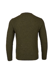 Зеленый - Celtic & Co. Cable Crew Neck Jumper - Image 3 of 4